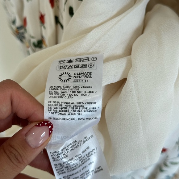 Reformation Anelis Dress Corsini Floral Print Midi Sundress Size 6 NWT - Picture 7 of 7